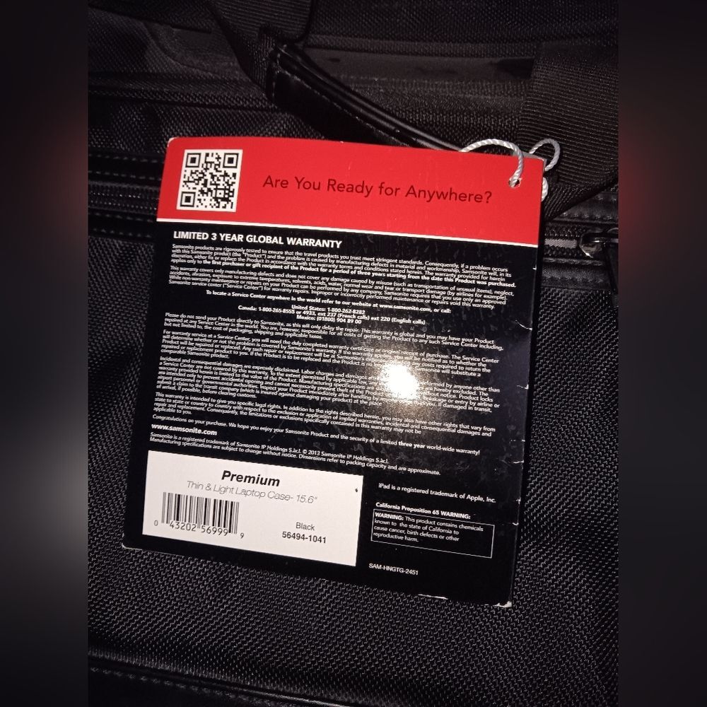 NWT Samsonite Premium Computer Case - Picture 4 of 16